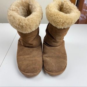 Women’s BearPaw Brown Boots Sz 8